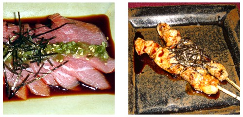 Toro to kizamiwasabi  &  Yakitori