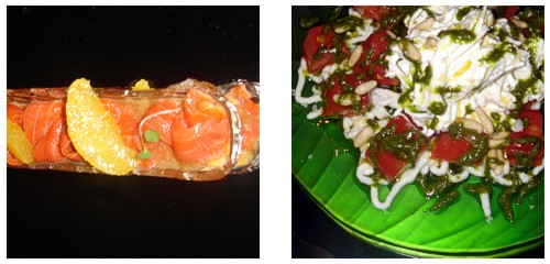Salmón salvaje  &  Burrata con tomate