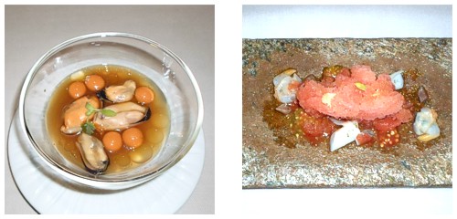 Mejillones con curri thai  &  Bloody Mary